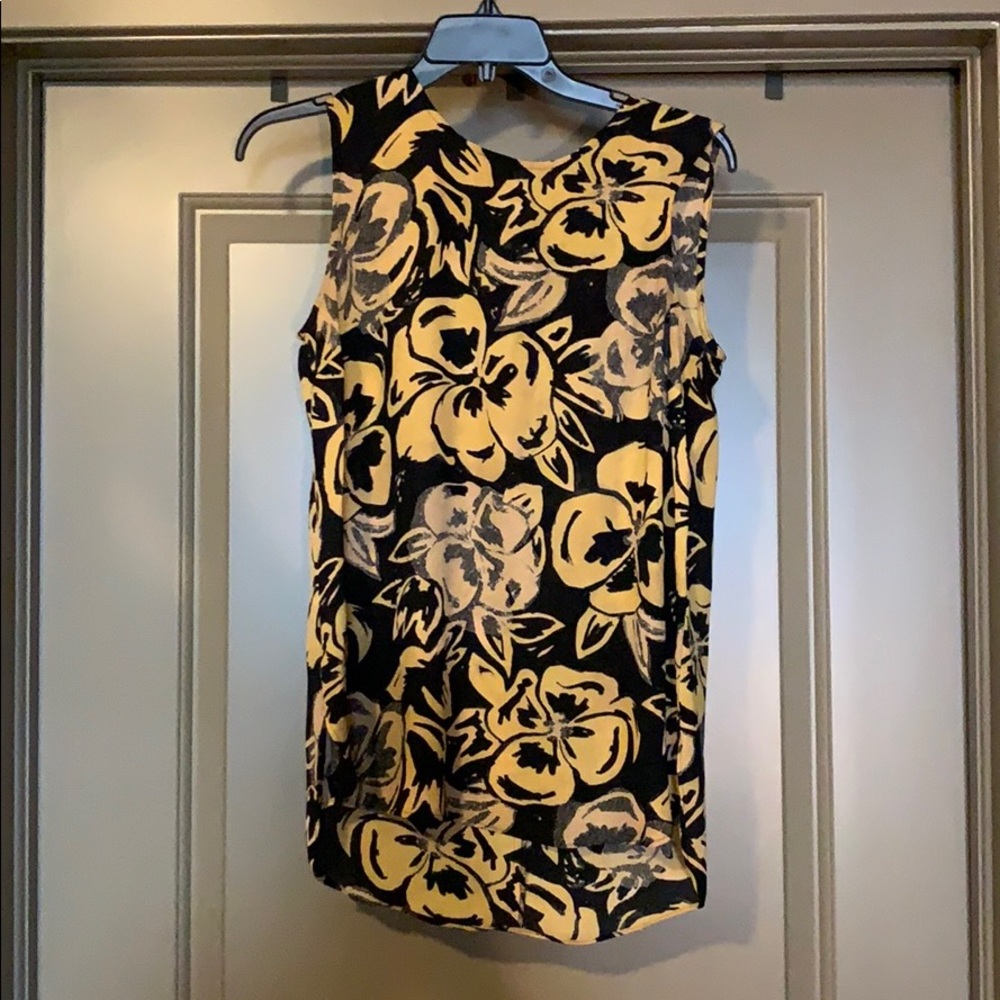 Black and Gold WhoWhatWear Blouse